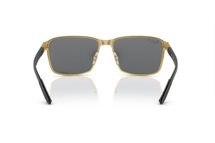 Sluneční brýle Ray-Ban Chromance Collection RB3721CH 187/J0 Polarized Squared Černé