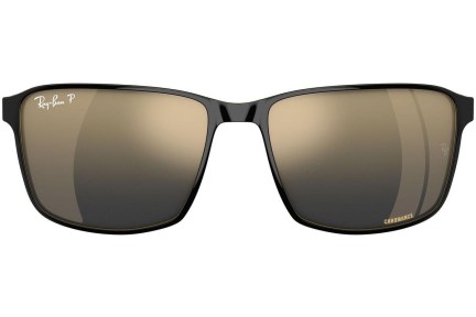 Sluneční brýle Ray-Ban Chromance Collection RB3721CH 187/J0 Polarized Squared Černé