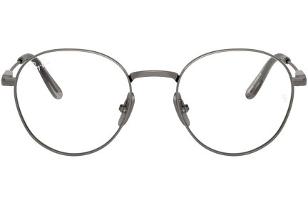 Brýle Ray-Ban David Titanium RX8782 1000 Okrouhlé Šedé