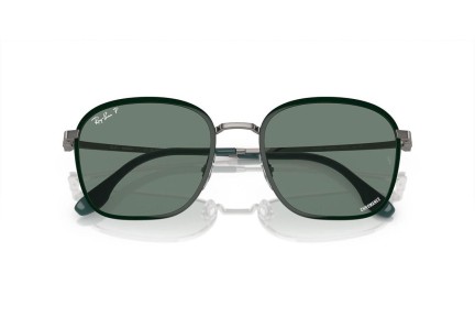 Sluneční brýle Ray-Ban RB3720 9264O9 Polarized Squared Zelené