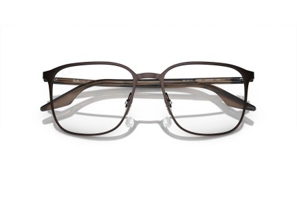 Brýle Ray-Ban RX6512 2593 Squared Hnědé