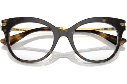 Brýle Dolce & Gabbana DG3392 3217 Cat Eye Havana