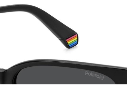 Sluneční brýle Polaroid PLD6226/S 807/M9 Polarized Obdélníkové Černé