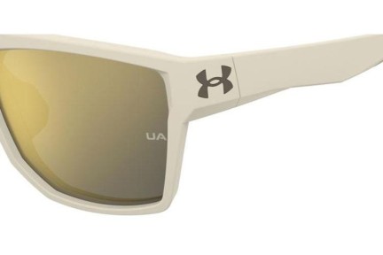 Sluneční brýle Under Armour UALAUNCH2/G 3Y5/K1 Obdélníkové Béžové