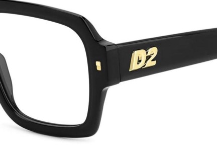 Brýle Dsquared2 D20148 807 Squared Černé