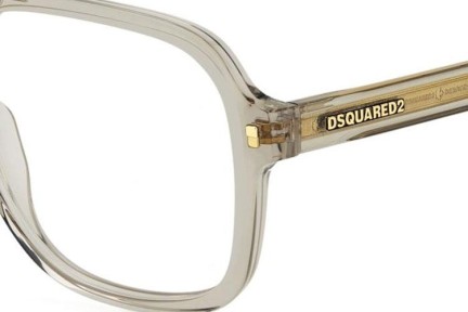 Brýle Dsquared2 D20145 10A Obdélníkové Béžové