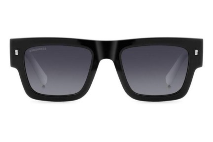 Sluneční brýle Dsquared2 ICON0021/S 807/9O Obdélníkové Černé