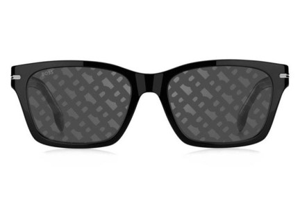 Sluneční brýle BOSS BOSS1739/F/SK 807/MD Polarized Obdélníkové Černé