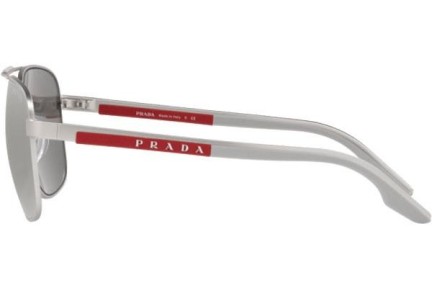 Sluneční brýle Prada Linea Rossa PS53XS 1AP04L Okrouhlé Stříbrné