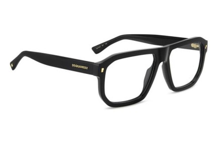 Brýle Dsquared2 D20146 807 Obdélníkové Černé