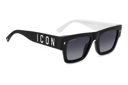 Sluneční brýle Dsquared2 ICON0021/S 807/9O Obdélníkové Černé