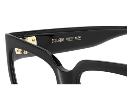 Brýle Dsquared2 D20151/G 807 Obdélníkové Černé