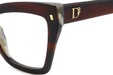 Brýle Dsquared2 D20152 K4G Cat Eye Červené