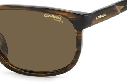 Sluneční brýle Carrera CFLEX08/G/S EX4/SP Polarized Obdélníkové Hnědé