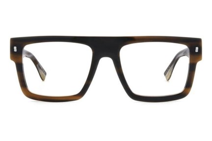 Brýle Dsquared2 D20147 EX4 Flat Top Hnědé