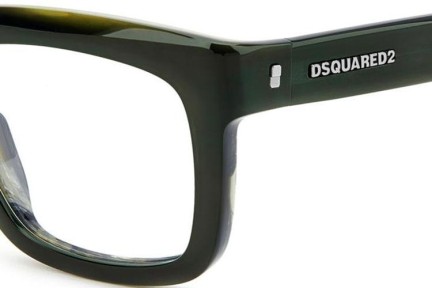 Brýle Dsquared2 D20144 6AK Obdélníkové Zelené