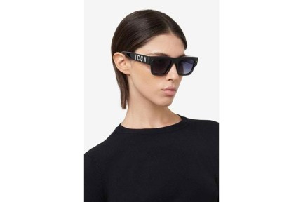 Sluneční brýle Dsquared2 ICON0021/S 807/9O Obdélníkové Černé