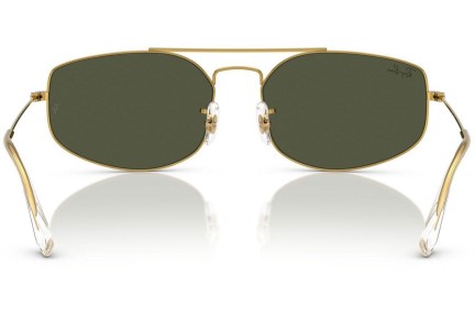 Sluneční brýle Ray-Ban RB3845 919631 Obdélníkové Zlaté