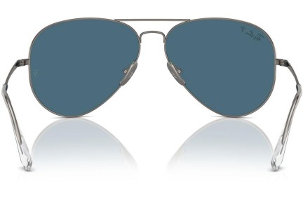 Sluneční brýle Ray-Ban RB8089 165/S2 Polarized Pilot Stříbrné