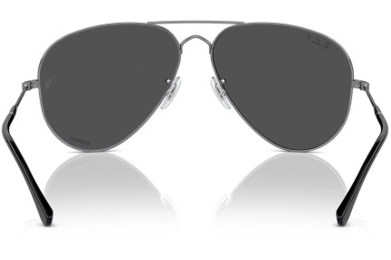 Sluneční brýle Ray-Ban RB3825 004/K8 Polarized Pilot Šedé