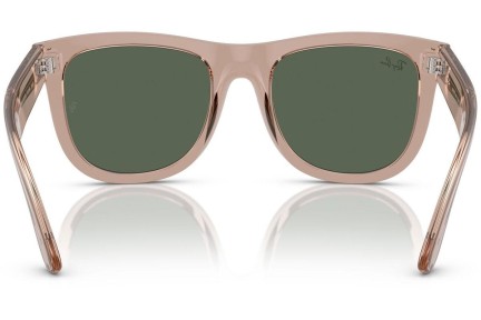 Sluneční brýle Ray-Ban RBR0502SF 6727VR Squared Hnědé