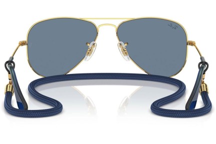 Sluneční brýle Ray-Ban Junior Aviator Junior RJ9506S 223/1U Pilot Zlaté