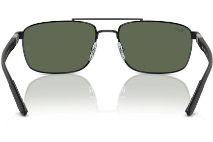 Sluneční brýle Ray-Ban RB3737 002/71 Obdélníkové Černé