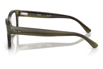 Brýle Ray-Ban RX5435 8405 Obdélníkové Zelené