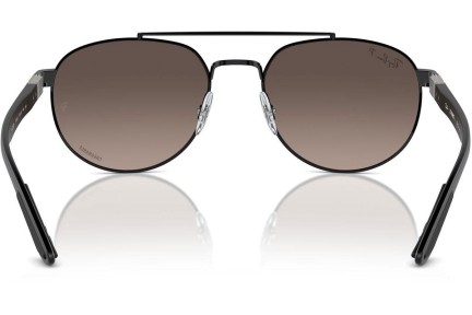 Sluneční brýle Ray-Ban RB3736CH 002/5J Polarized Obdélníkové Černé