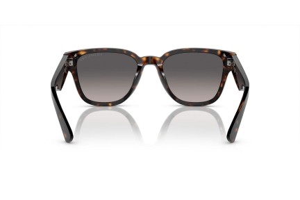 Sluneční brýle Prada PRA04S 19J09G Polarized Obdélníkové Havana