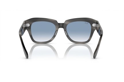 Sluneční brýle Ray-Ban State Street RB2186 14043F Squared Šedé