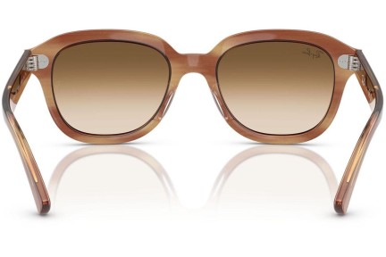 Sluneční brýle Ray-Ban Erik RB4398 140351 Squared Hnědé