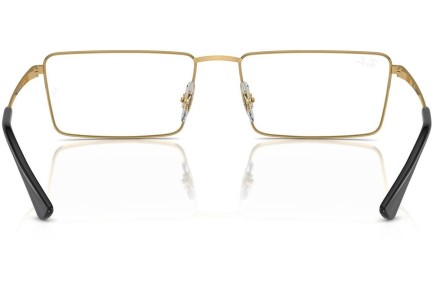 Brýle Ray-Ban RX6541 2500 Squared Zlaté