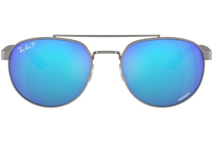 Sluneční brýle Ray-Ban RB3736CH 004/A1 Polarized Obdélníkové Šedé