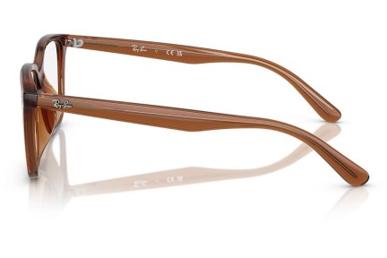 Brýle Ray-Ban RX7248D 8409 Squared Hnědé