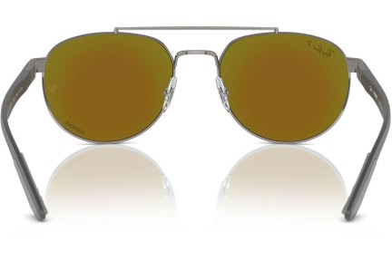 Sluneční brýle Ray-Ban RB3736CH 004/A1 Polarized Obdélníkové Šedé