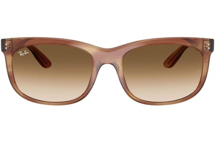 Sluneční brýle Ray-Ban RB2389 140351 Obdélníkové Hnědé