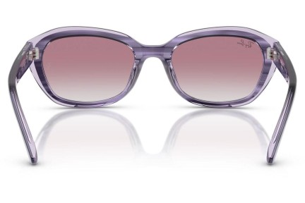 Sluneční brýle Ray-Ban Junior RJ9081S 71748G Obdélníkové Fialové