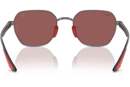 Sluneční brýle Ray-Ban RB3794M F001H2 Polarized Obdélníkové Šedé