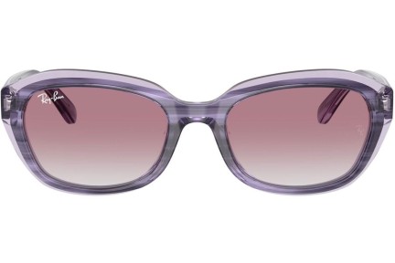 Sluneční brýle Ray-Ban Junior RJ9081S 71748G Obdélníkové Fialové