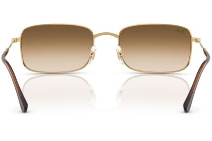 Sluneční brýle Ray-Ban RB3746 001/51 Obdélníkové Zlaté