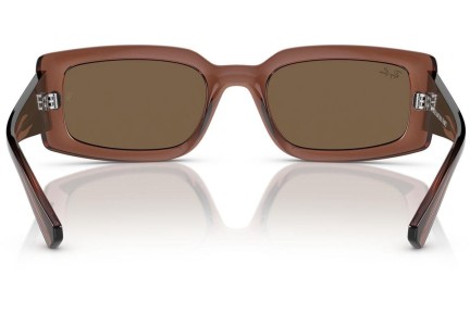 Sluneční brýle Ray-Ban Kiliane RB4395 667873 Obdélníkové Hnědé