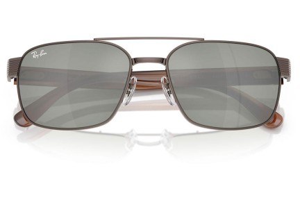 Sluneční brýle Ray-Ban RB3751 925940 Squared Hnědé