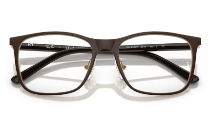 Brýle Ray-Ban Junior RY9551V 4078 Squared Hnědé