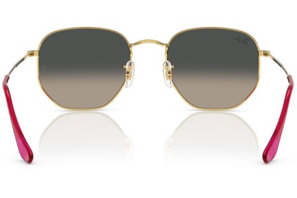 Sluneční brýle Ray-Ban Hexagonal RB3548N 001/71 Okrouhlé Zlaté