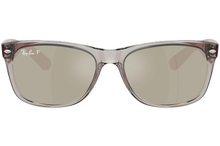 Sluneční brýle Ray-Ban New Wayfarer RB2132 679759 Polarized Squared Šedé