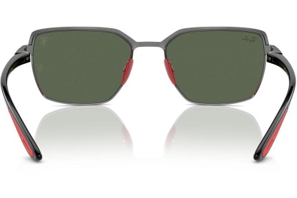 Sluneční brýle Ray-Ban RB3743M F09971 Squared Šedé