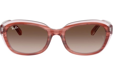 Sluneční brýle Ray-Ban Junior RJ9081S 717313 Obdélníkové Hnědé