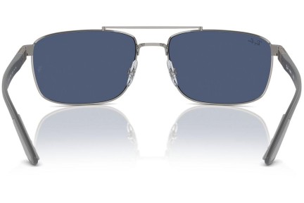 Sluneční brýle Ray-Ban RB3737 004/80 Obdélníkové Šedé