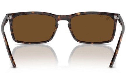 Sluneční brýle Ray-Ban RB4435 902/57 Polarized Obdélníkové Havana